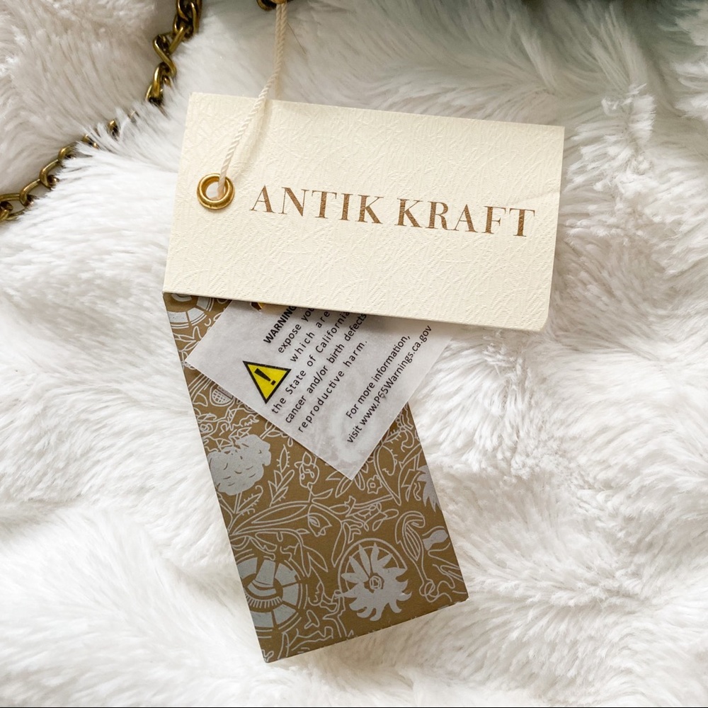 Anthropologie ANTIK KRAFT Metal Clutch Purse - Picture 12 of 13